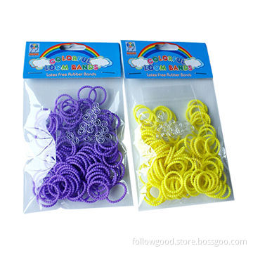 DIY Food Standard Silicone Loom Band, Customization is Available
